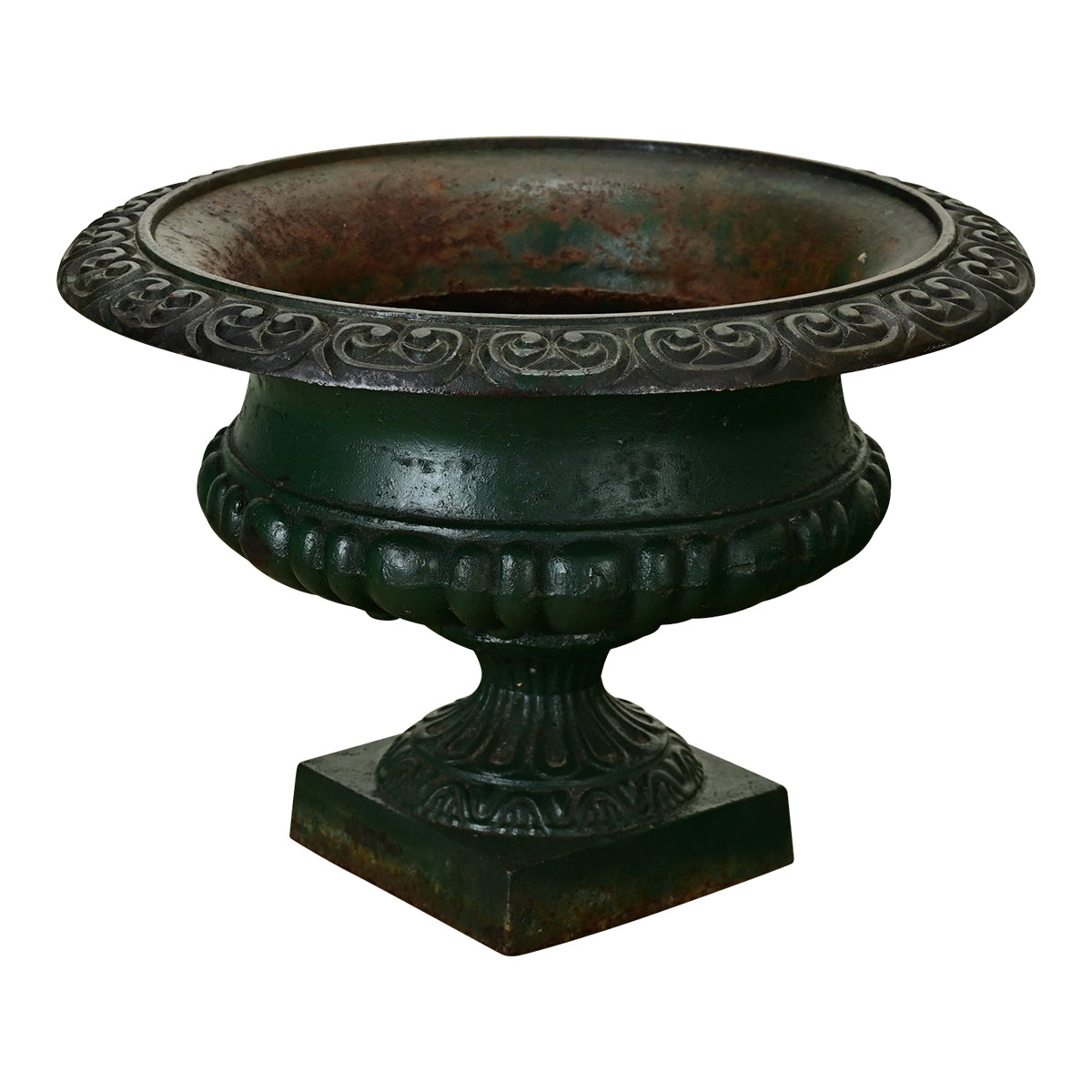 French 19th Century Cast Iron Urn