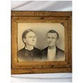 Antique Charcoal Pictures and Antique 3 Piece Oak Frame