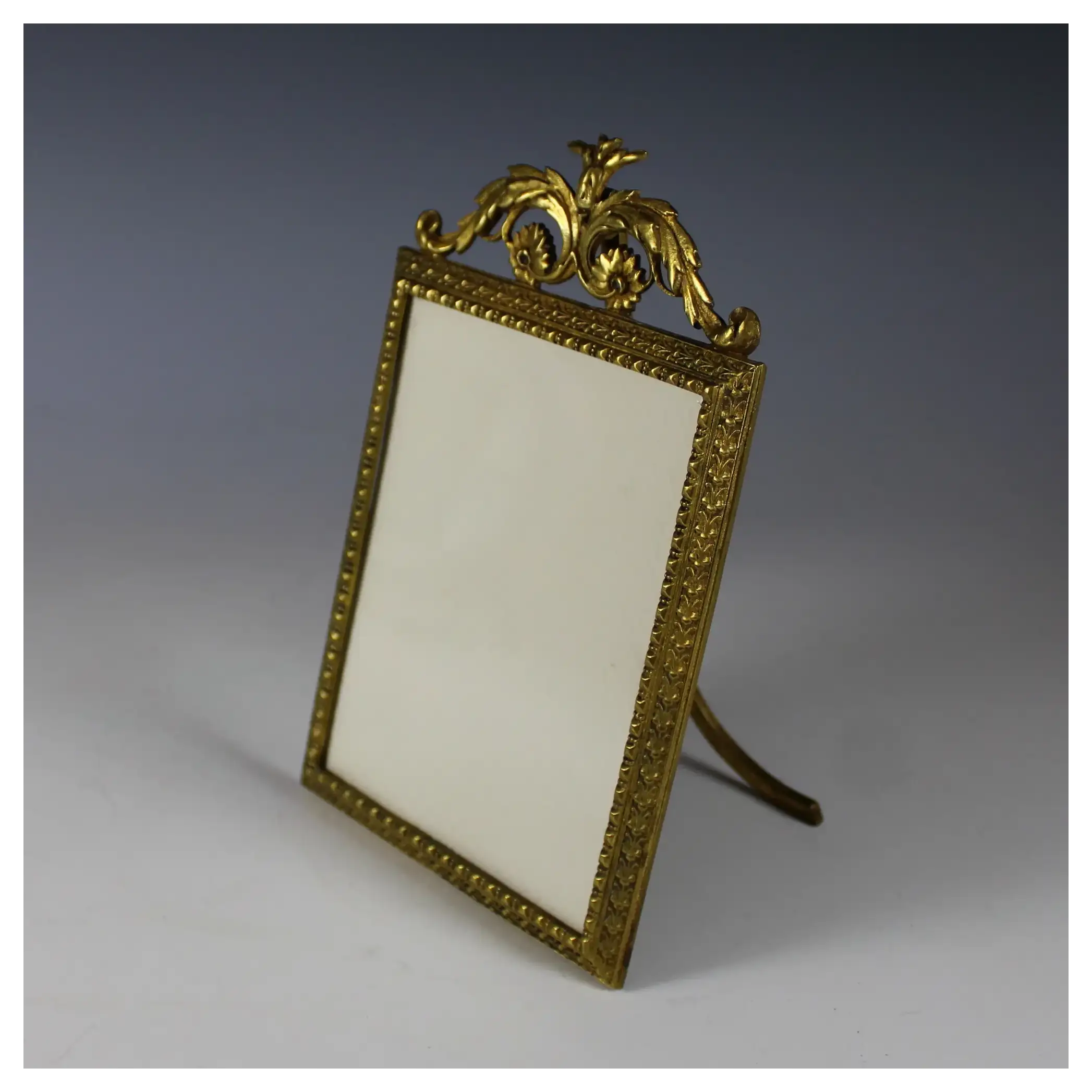 Antique Bronze Bow Top Photo Frame