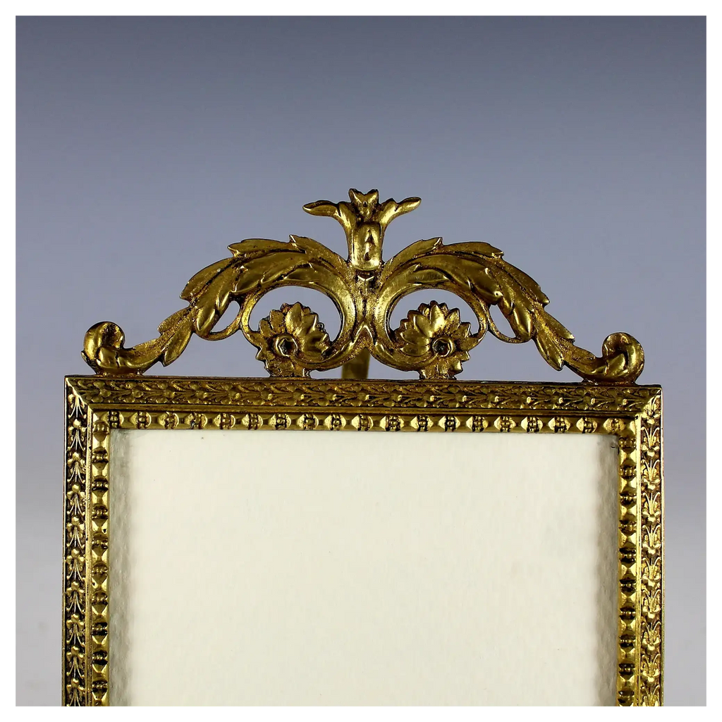 Antique Bronze Bow Top Photo Frame
