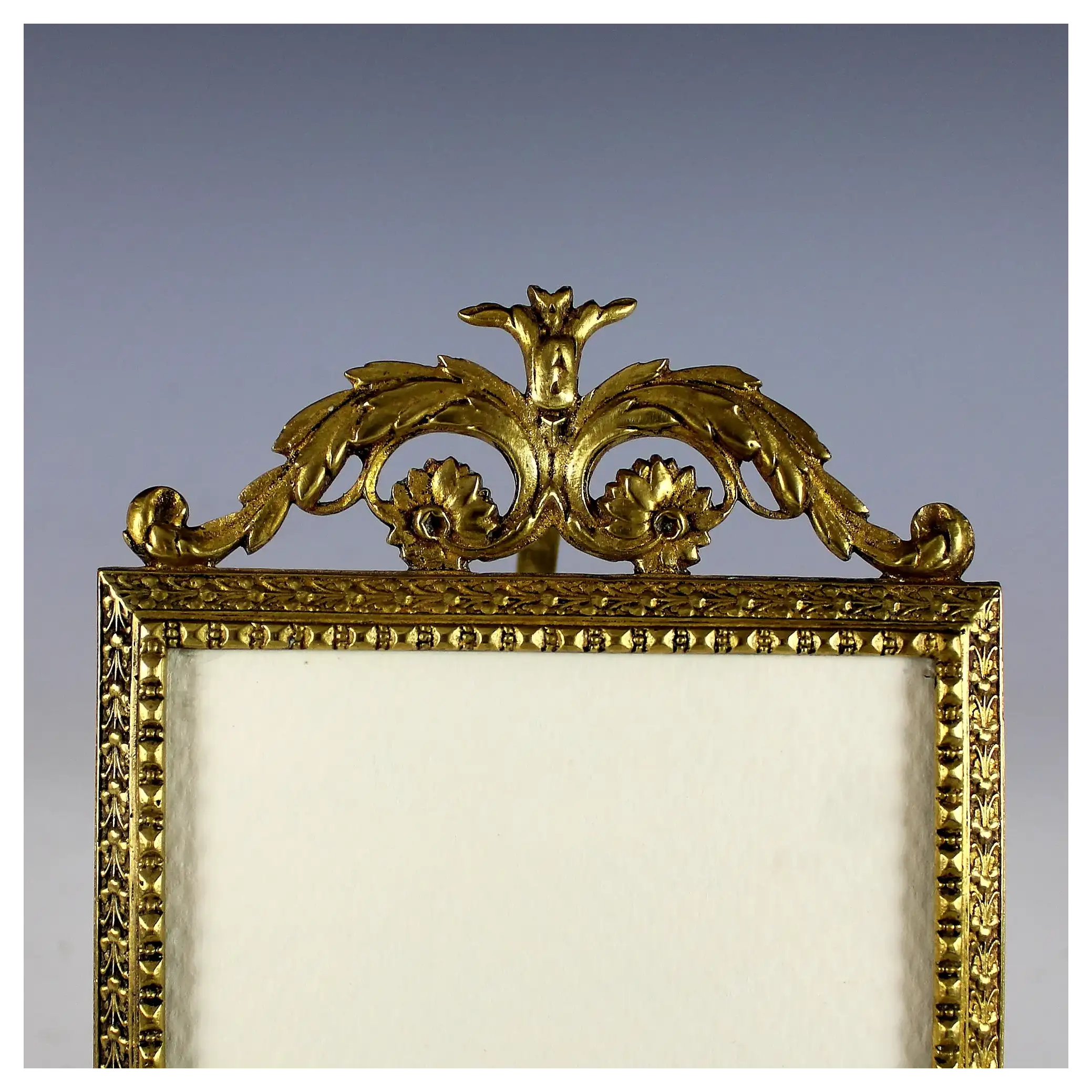 Antique Bronze Bow Top Photo Frame