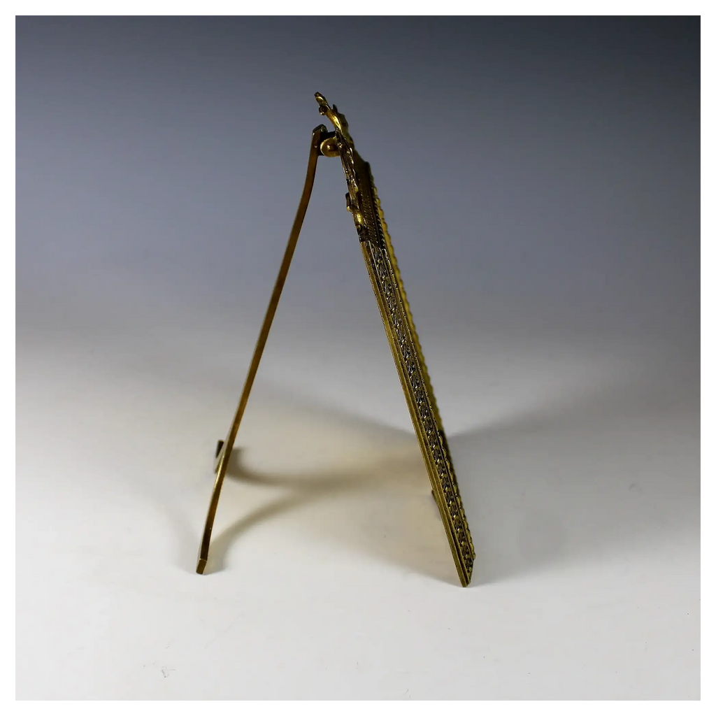 Antique Bronze Bow Top Photo Frame