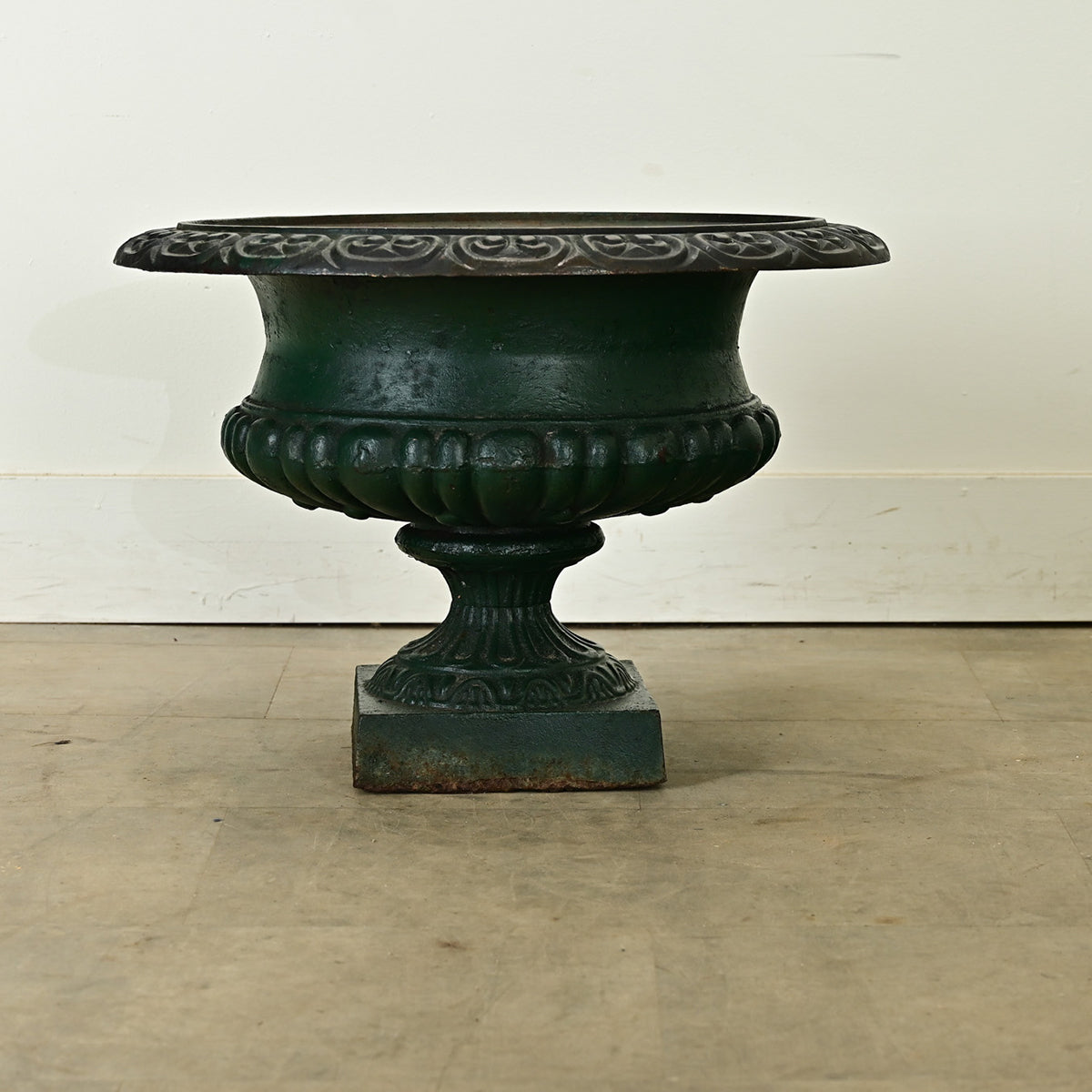 French 19th Century Cast Iron Urn