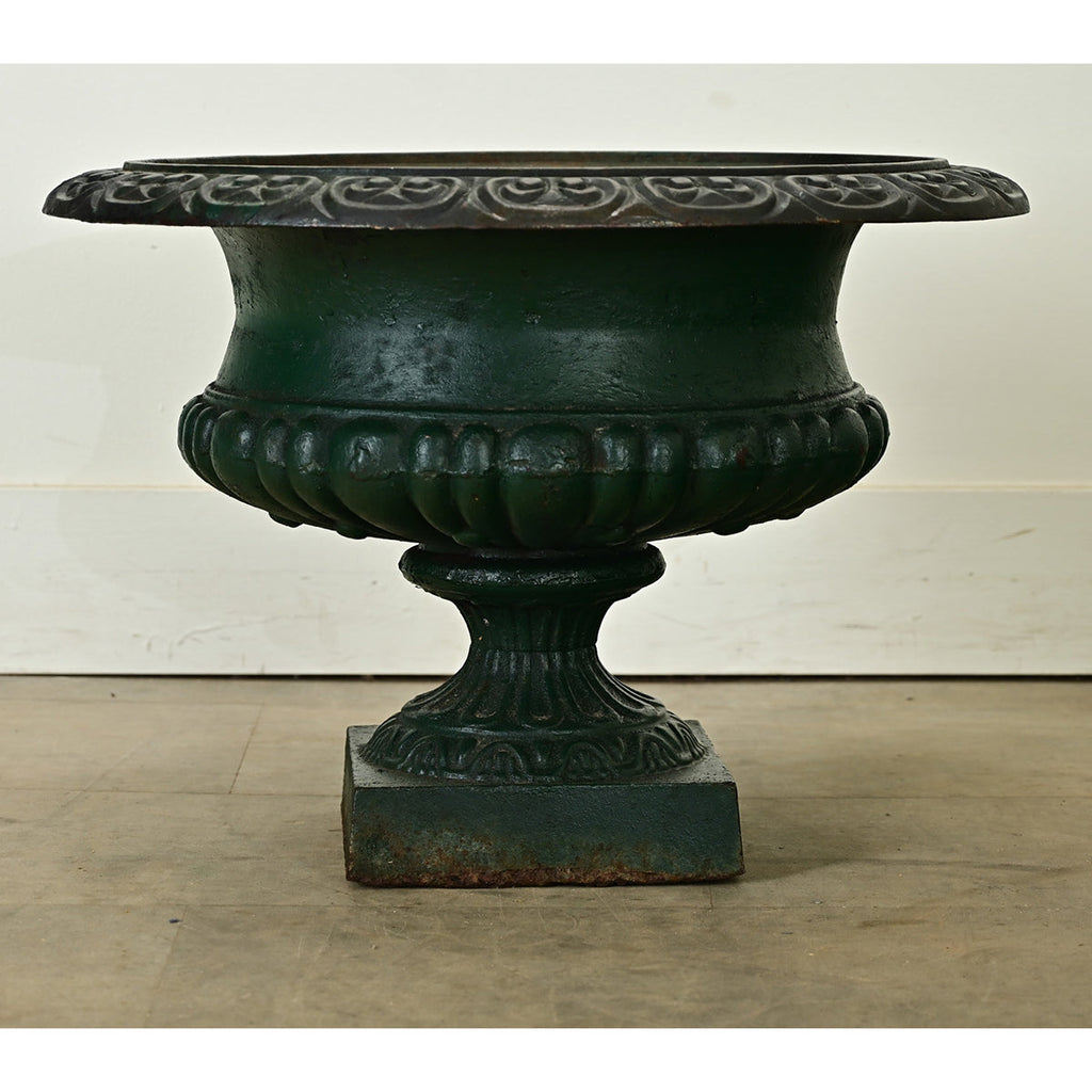French 19th Century Cast Iron Urn