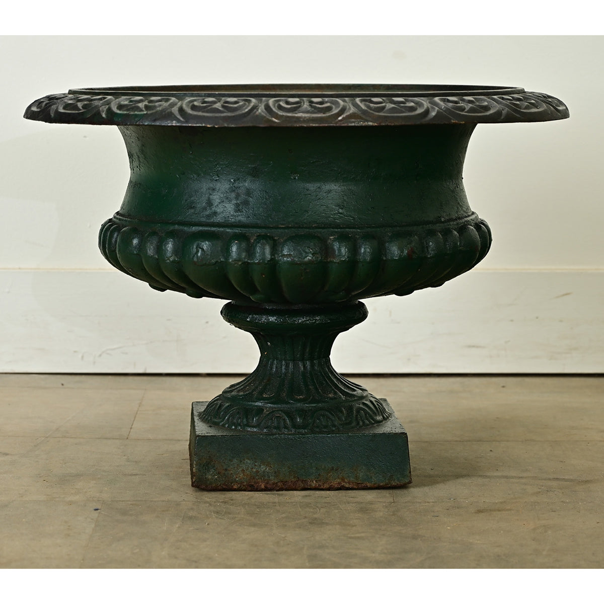 French 19th Century Cast Iron Urn