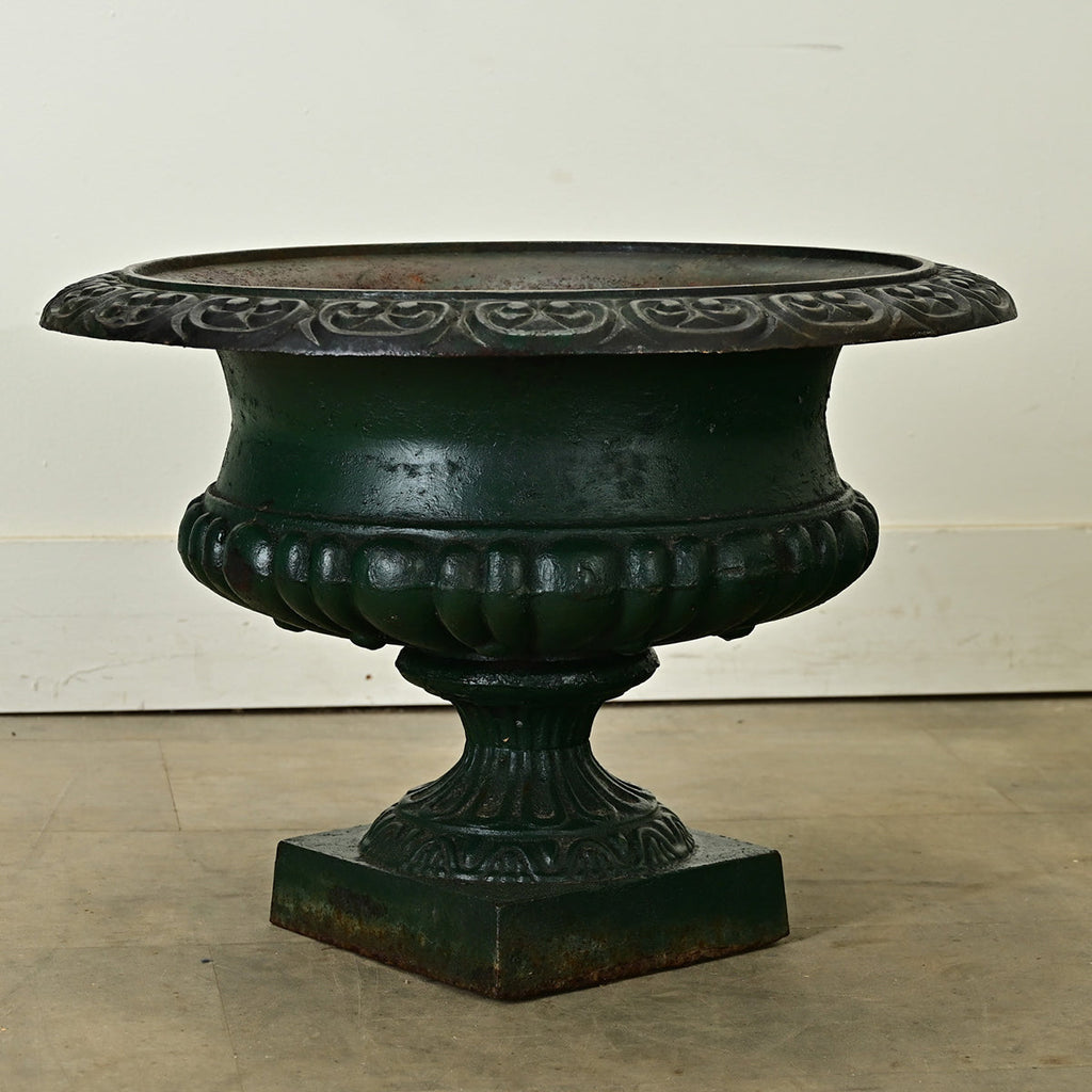 French 19th Century Cast Iron Urn