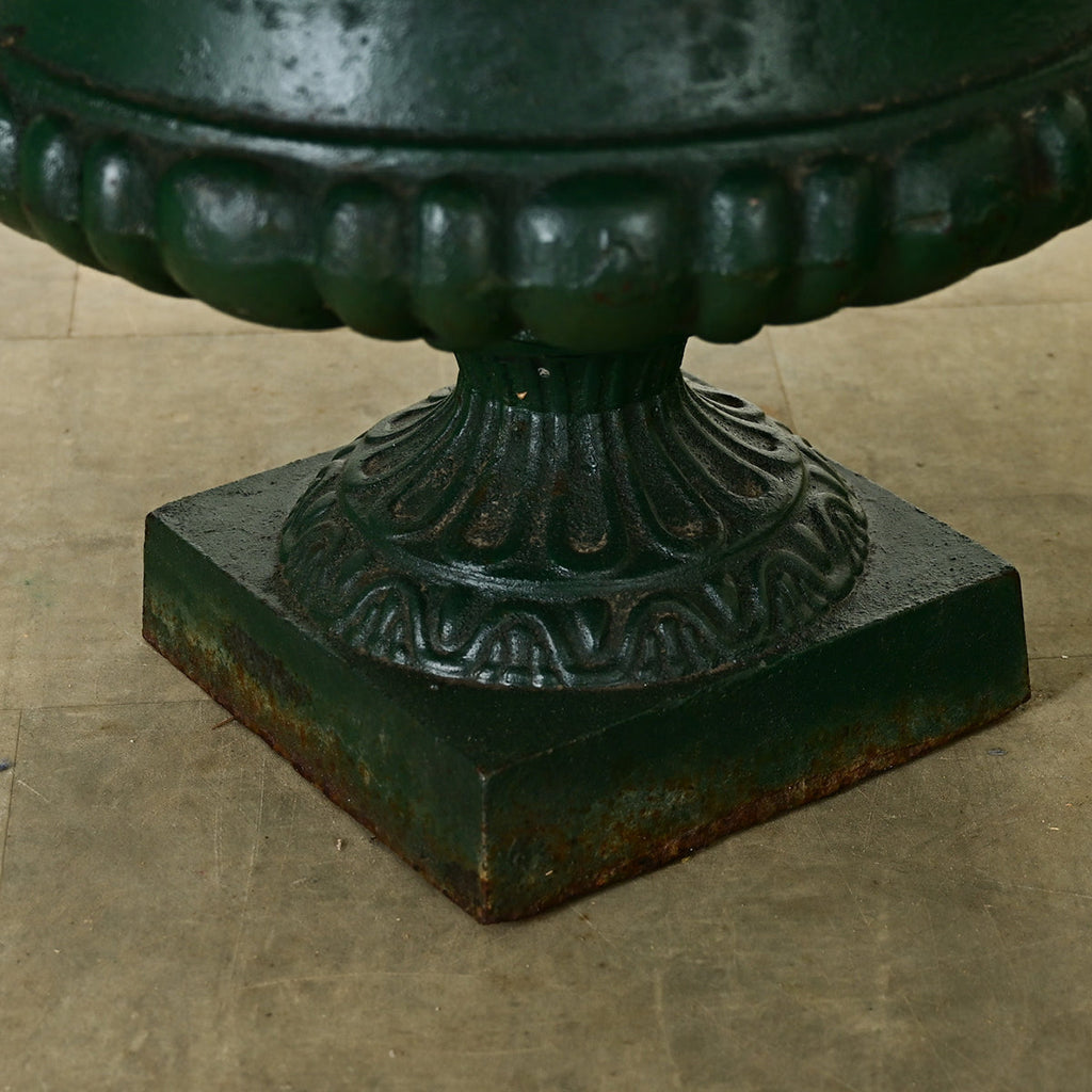 French 19th Century Cast Iron Urn