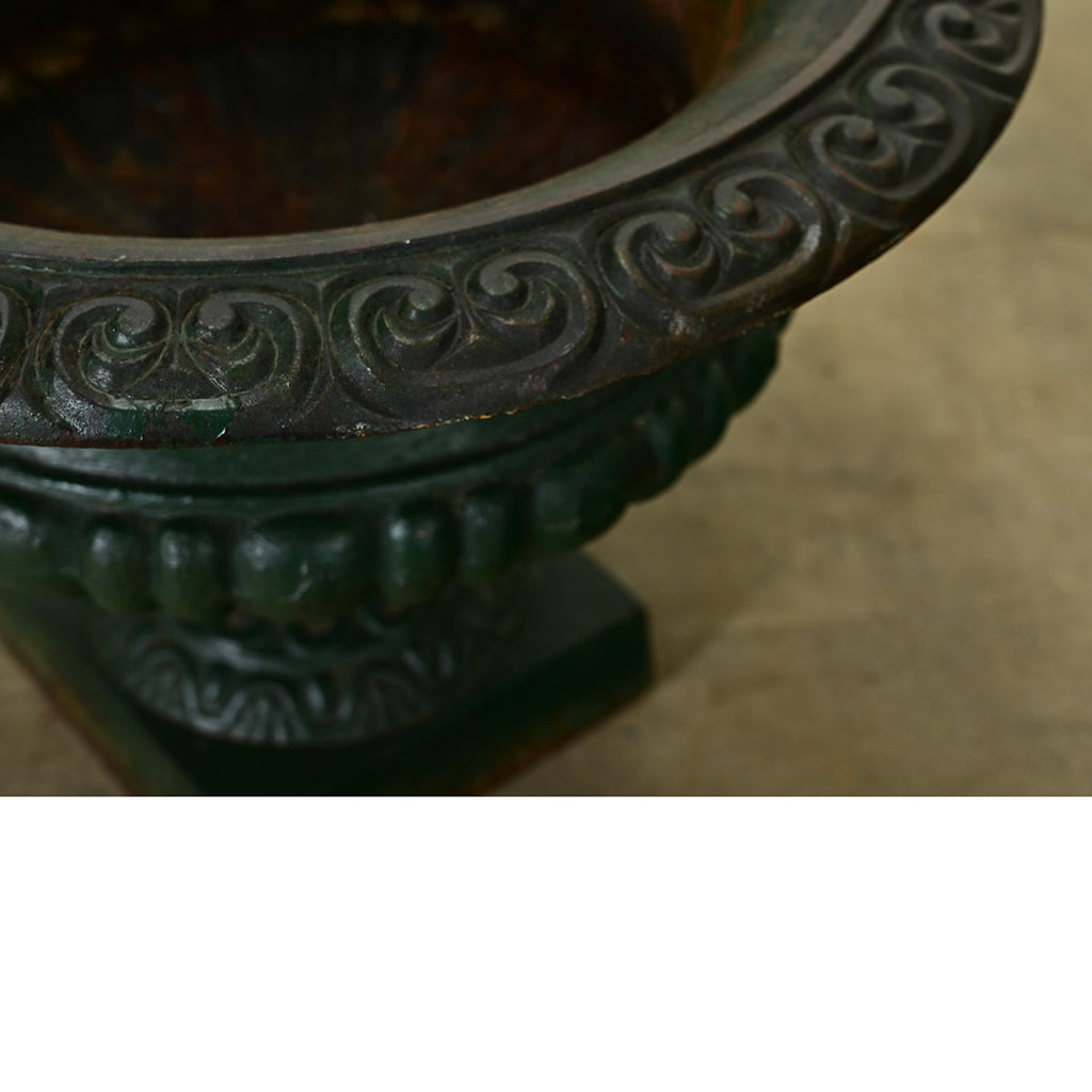 French 19th Century Cast Iron Urn