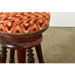 French 19th Century Oak Piano Stool
