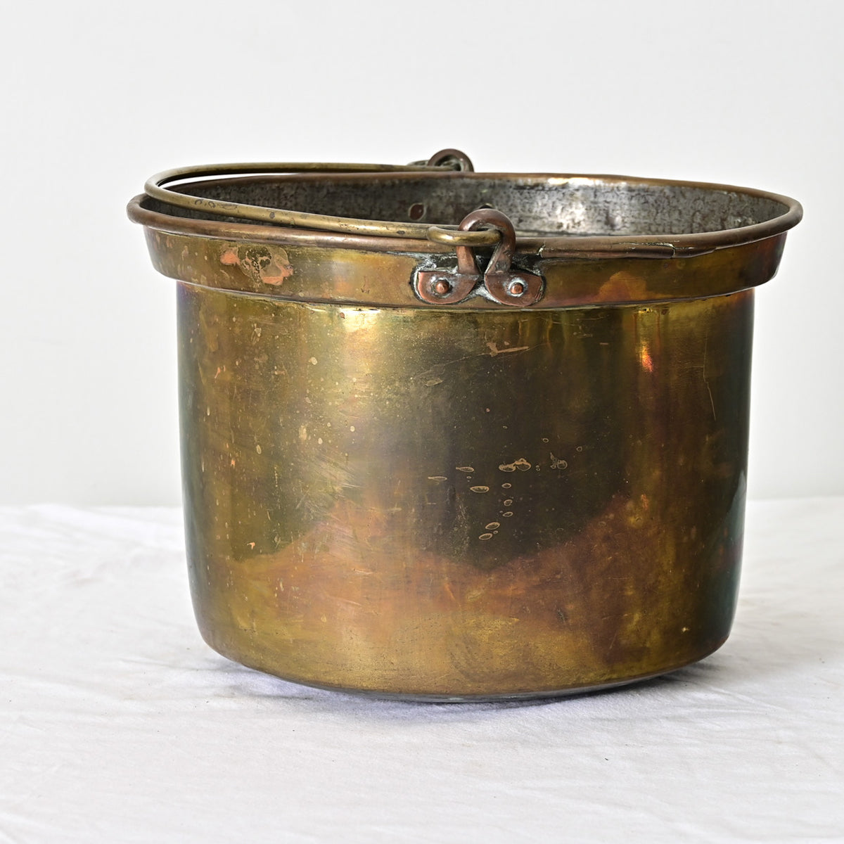 French 19th Century Brass Cooking Pot