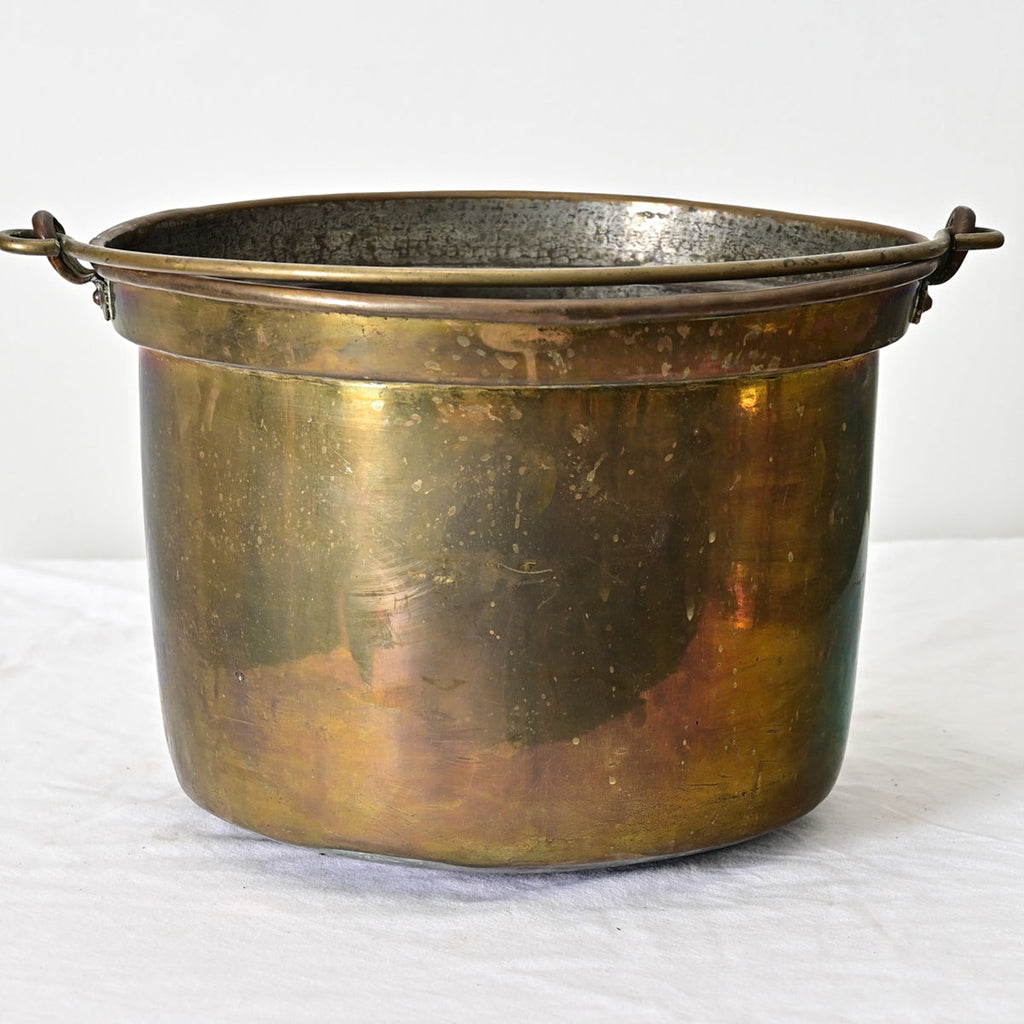 French 19th Century Brass Cooking Pot