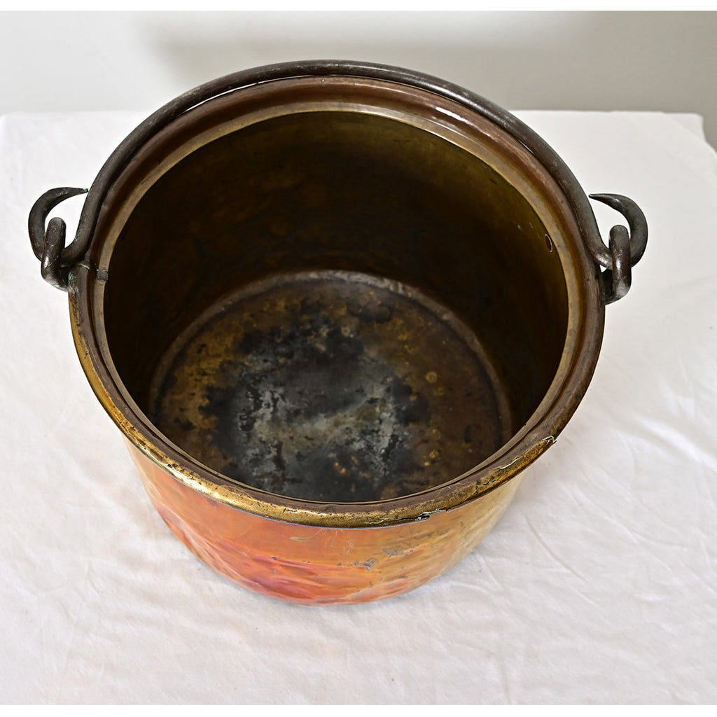 French 19th Century Brass Cooking Pot
