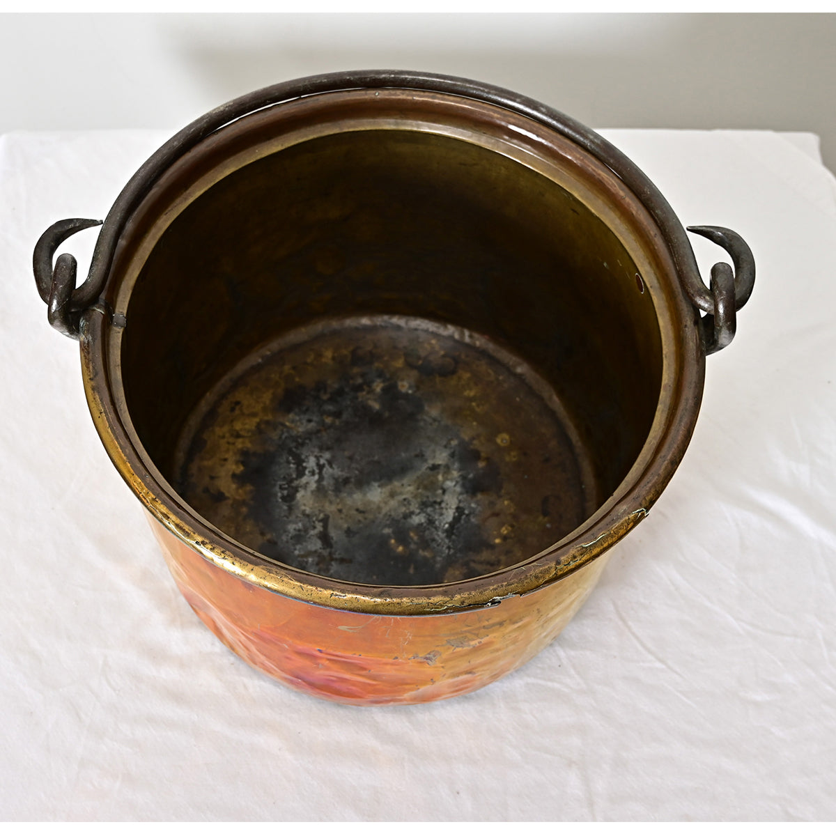 French 19th Century Brass Cooking Pot