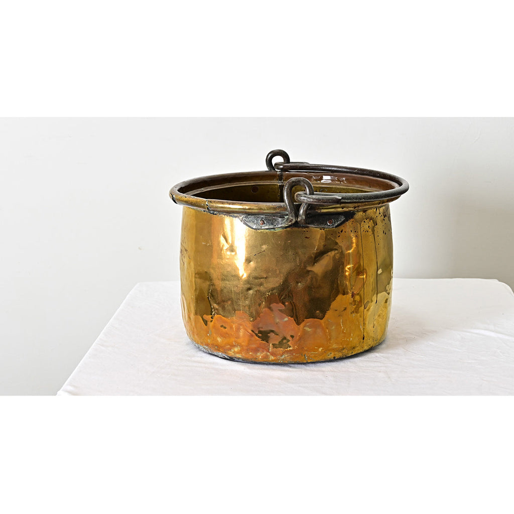 French 19th Century Brass Cooking Pot