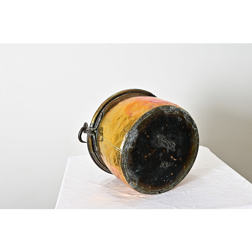 French 19th Century Brass Cooking Pot