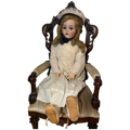 Large Bisque Head Doll Kammer & Reinhardt Simon & Halbig 76 Big 30" Tall Big Girl Dressed