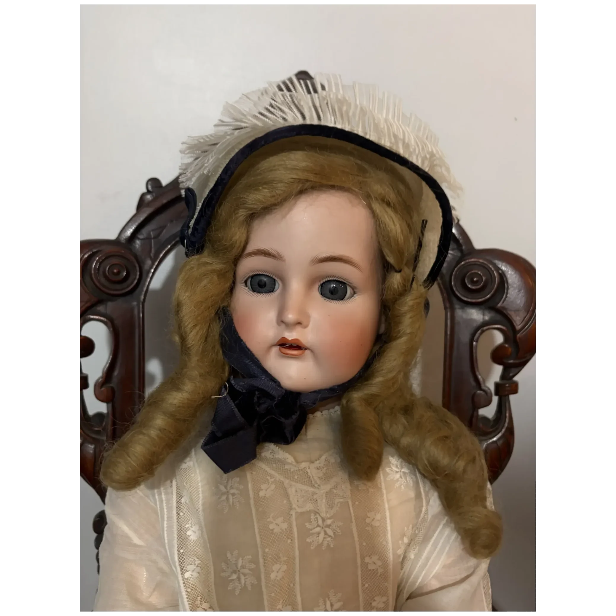 Large Bisque Head Doll Kammer & Reinhardt Simon & Halbig 76 Big 30" Tall Big Girl Dressed