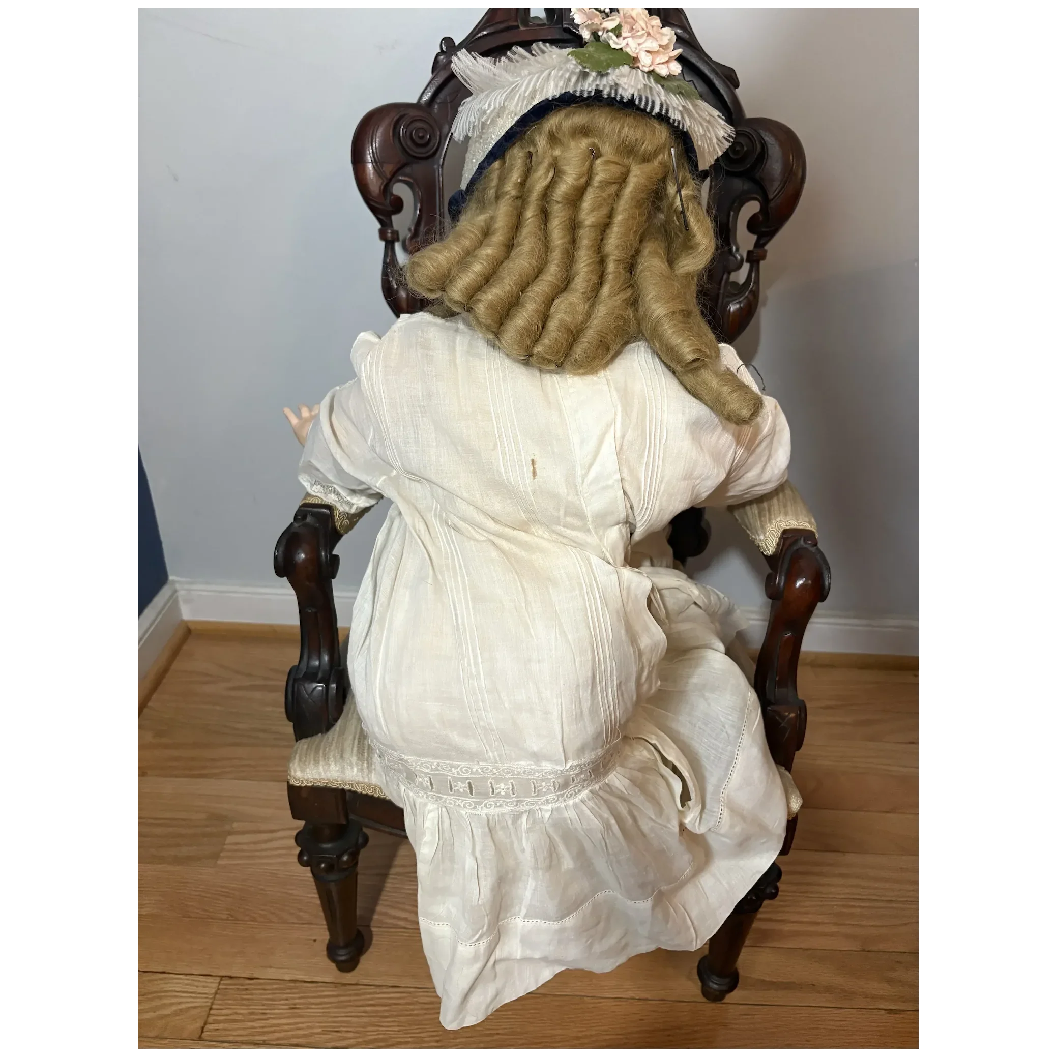 Large Bisque Head Doll Kammer & Reinhardt Simon & Halbig 76 Big 30" Tall Big Girl Dressed