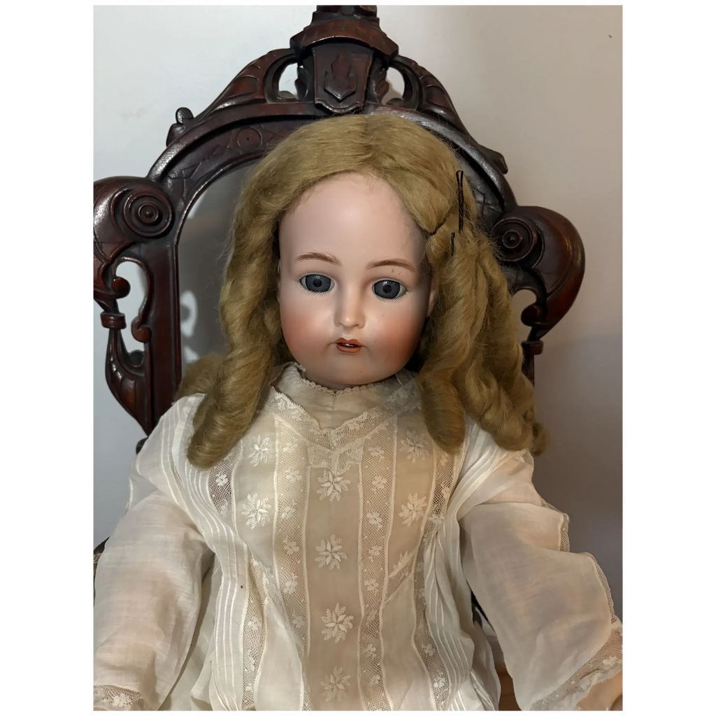 Large Bisque Head Doll Kammer & Reinhardt Simon & Halbig 76 Big 30" Tall Big Girl Dressed