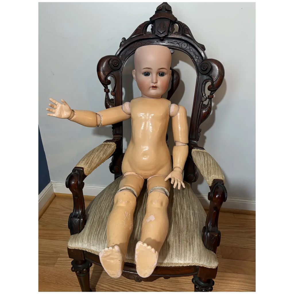 Large Bisque Head Doll Kammer & Reinhardt Simon & Halbig 76 Big 30" Tall Big Girl Dressed
