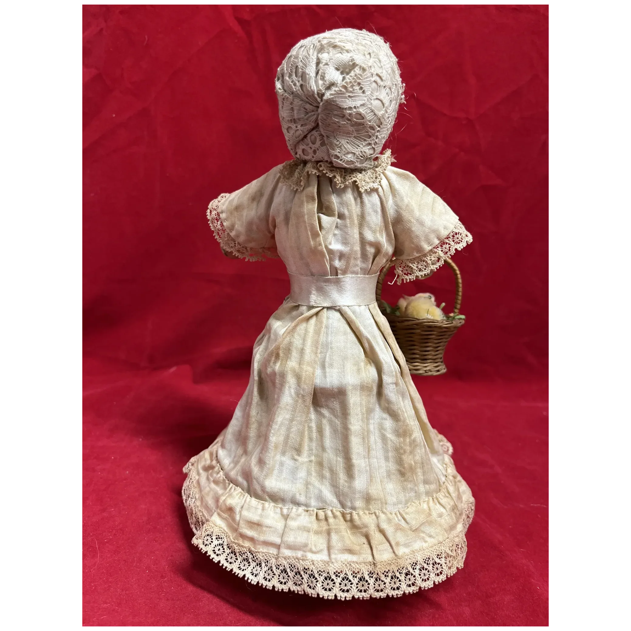 Made in Germany Celluloid head Dancing Mechanical Doll Wind-Up English patent
