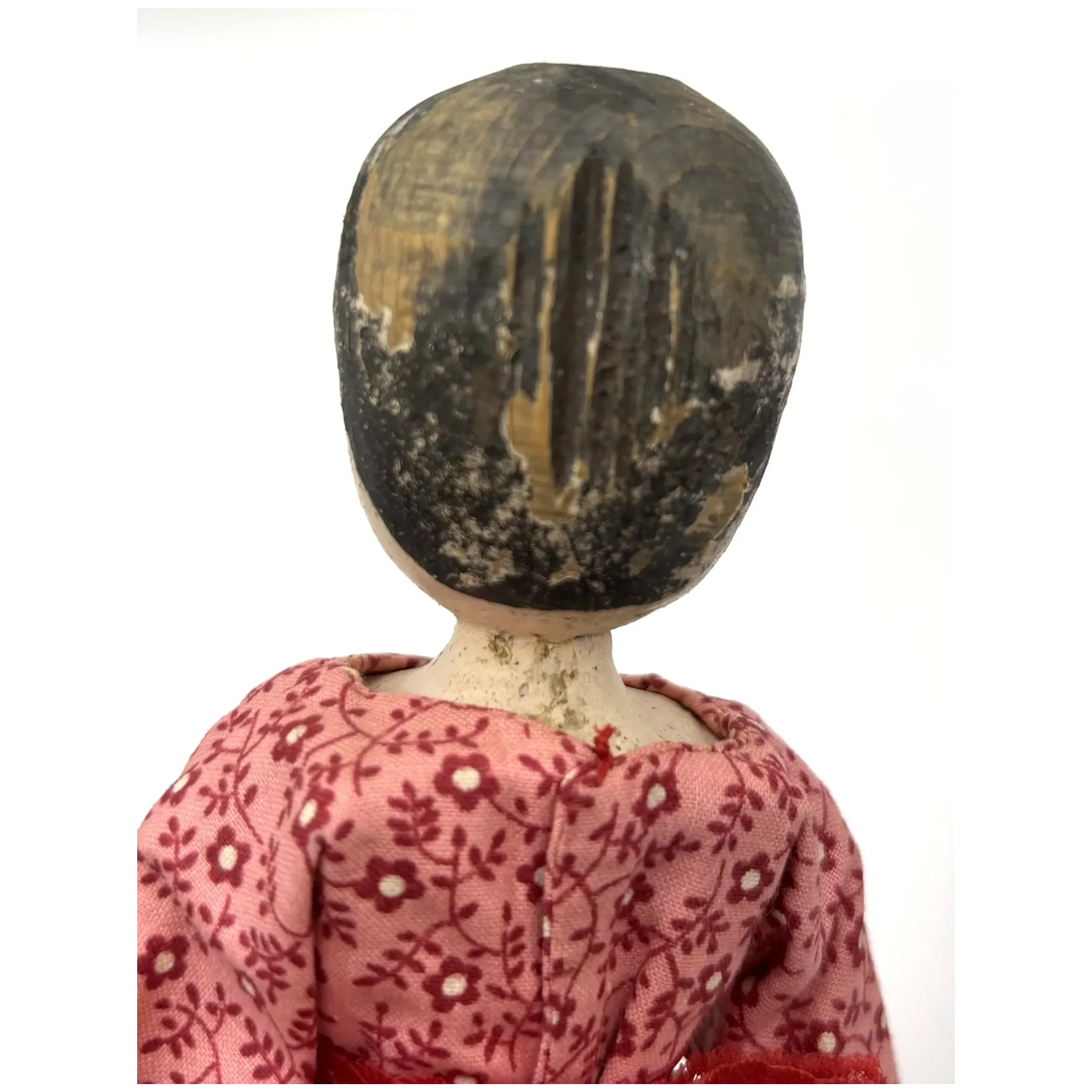 Worn but Wonderful Antique Peg Wood Jointed Grodnertal Doll
